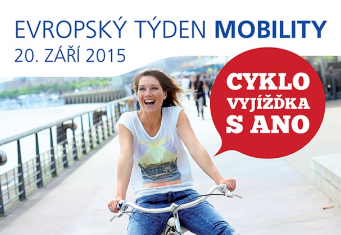 Cyklovyjížďka s ANO - Evropský týden mobility Olomouc, Přerov, Prostějov