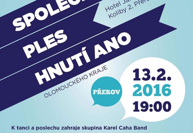 Ples hnutí ANO Olomouckého kraje 2016